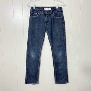 Levis 511 Jeans Boys Blue Slim Fit Size 14 Regular EUC